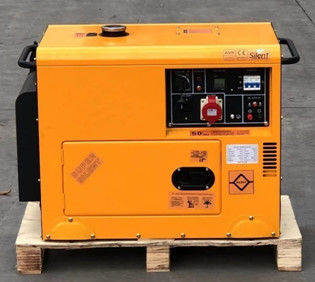CCSN 6KW/8KVA Портативный тихий дизельный генератор для домашних хозяйств однофазный 220V трехфазный 380V низкий уровень шума